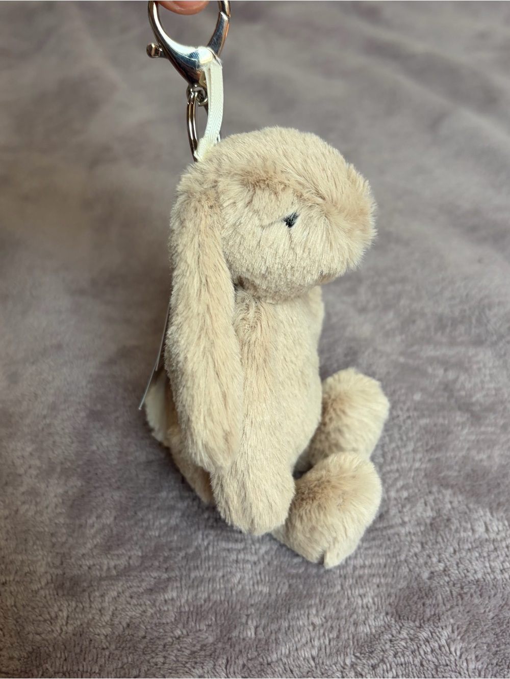 Jellycat Bashful Beige Bunny Bag Charm